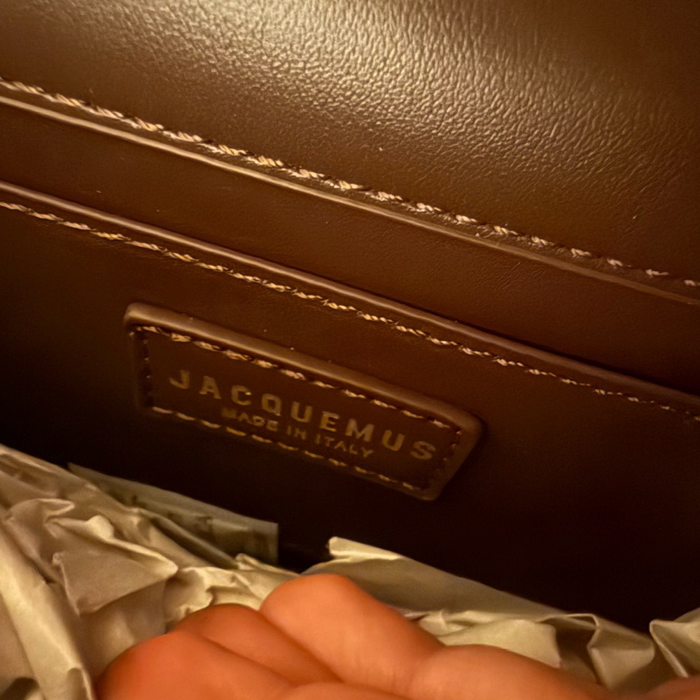 Jacquemus Brown Leather Shoulder Bag - Picture 15 of 16